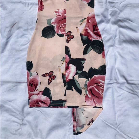 Pink Roses Almost Famous Dress - Picture 2 of 2